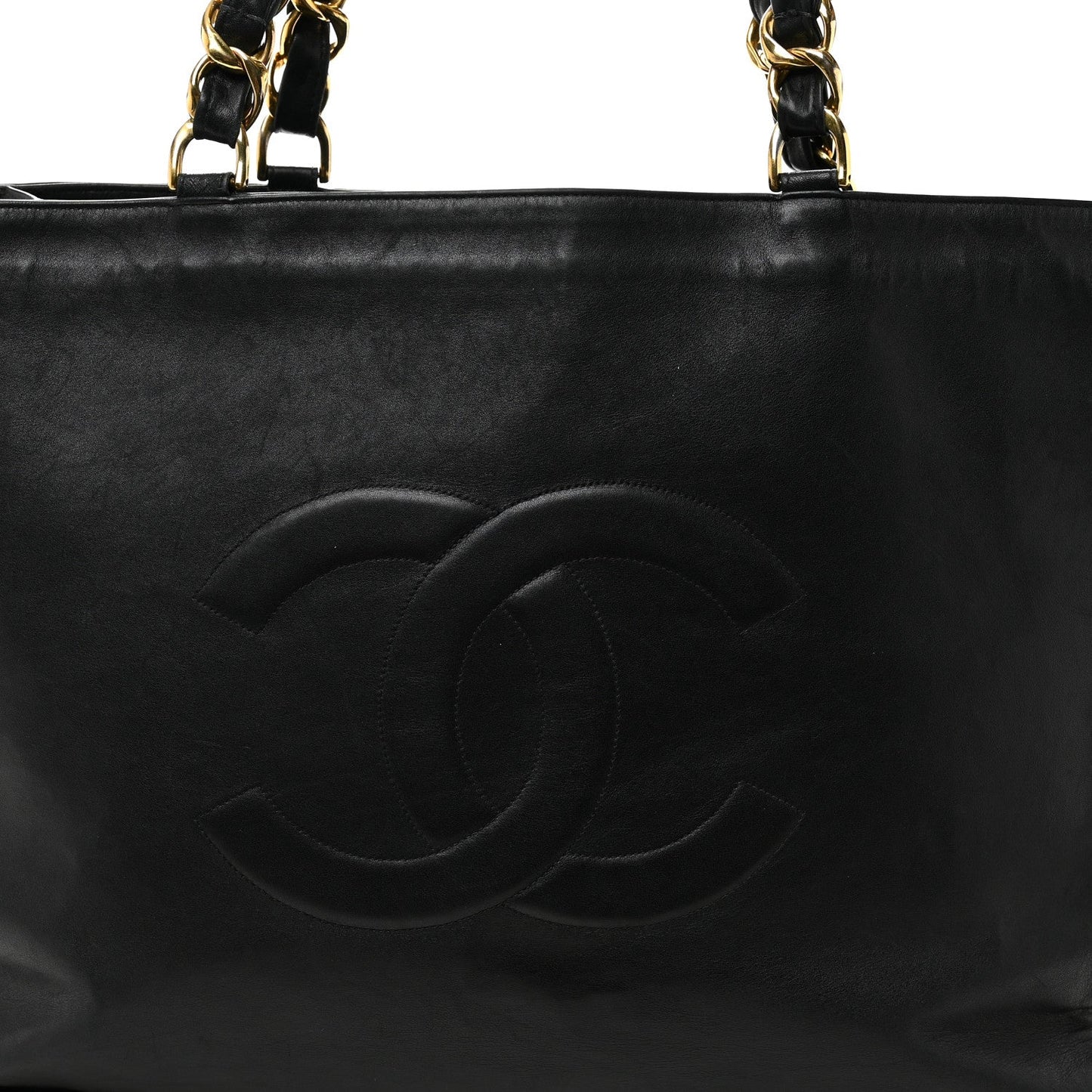 Lambskin CC Tote Black