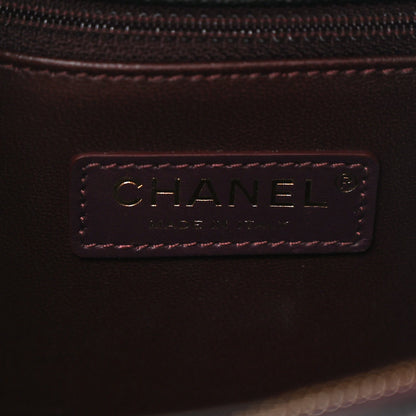 Caviar Quilted Medium Coco Handle Flap Black