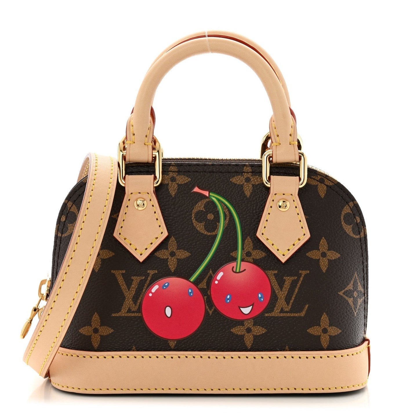 LV X TM Monogram Cerises Nano Alma