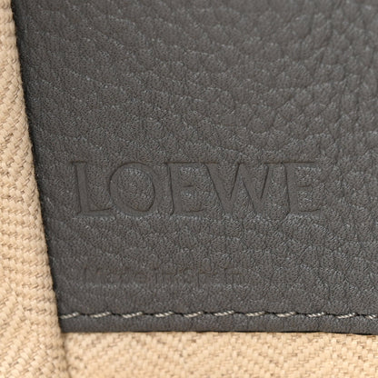 Grained Calfskin Small Hammock Shoulder Bag Asphalt