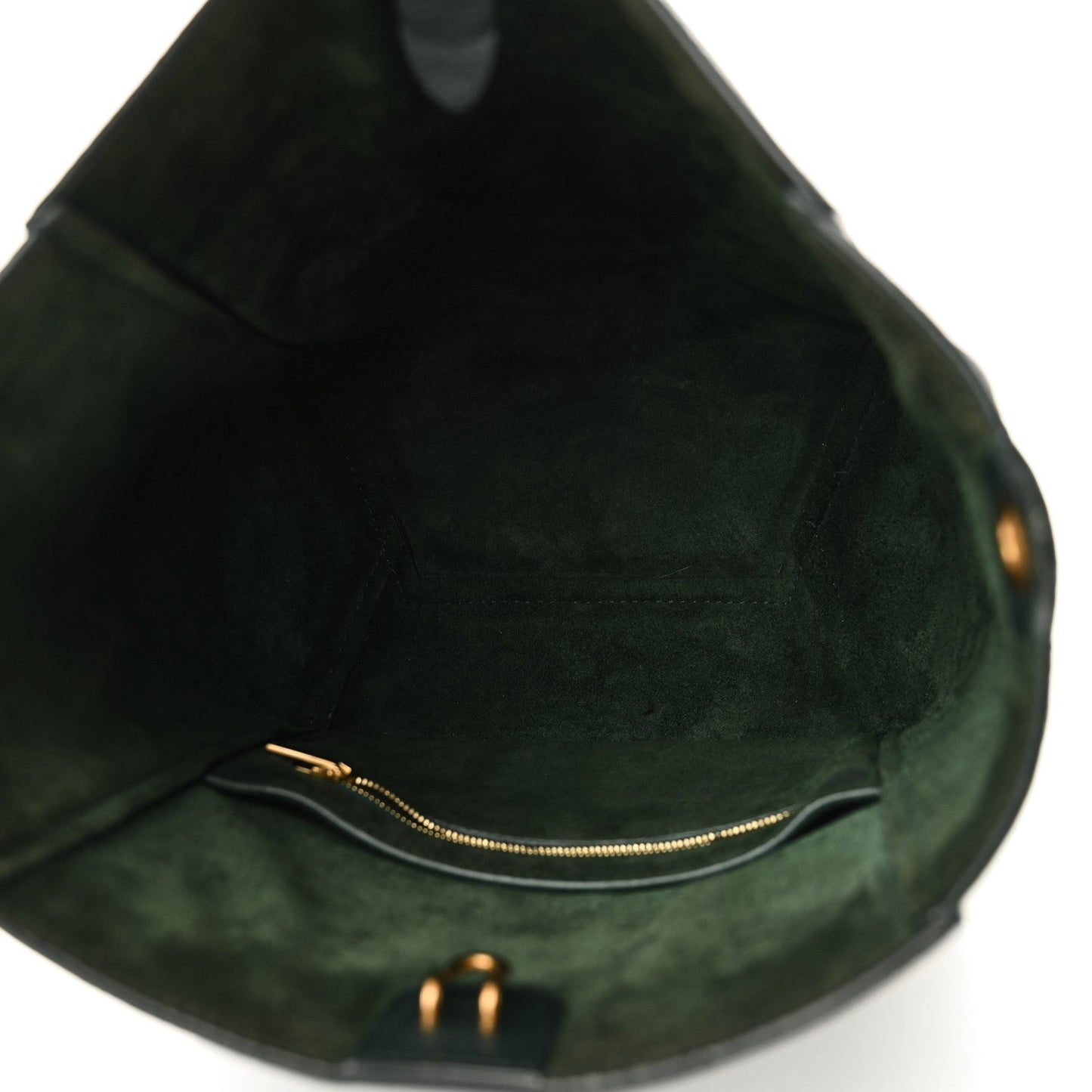 Soft Grained Calfskin Small Sangle Bucket Bag Amazone