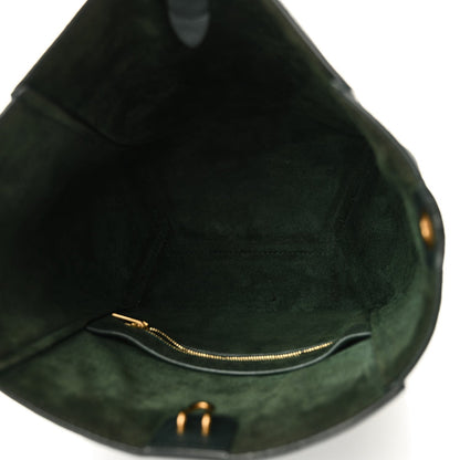 Soft Grained Calfskin Small Sangle Bucket Bag Amazone
