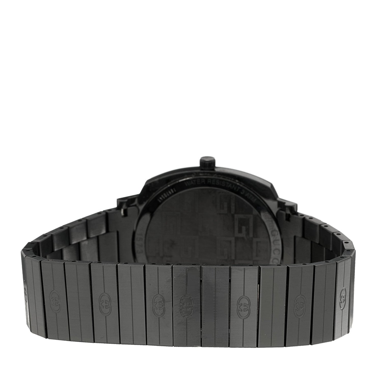 PVD Stainless Steel 38mm Grip Quartz Watch Black