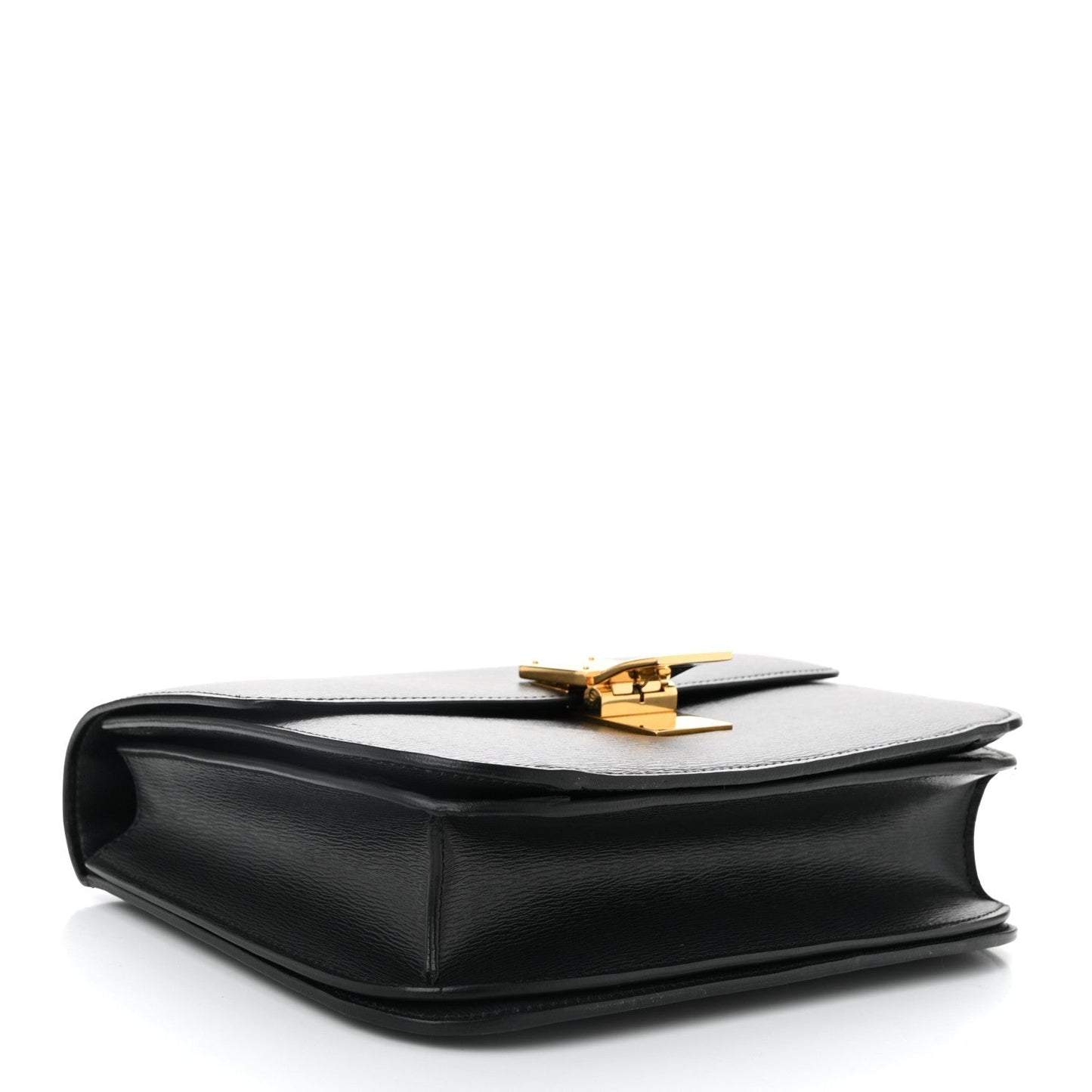 Liege Calfskin Medium Classic Box Flap Bag Anthracite