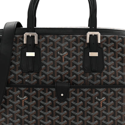 Goyardine Ambassade MM Briefcase Black