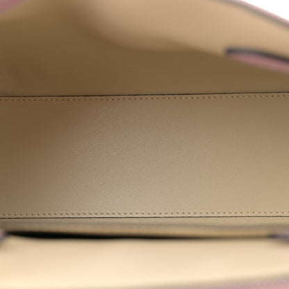 Calfskin Canvas Allover La Medusa Small Top Handle Handbag Pink