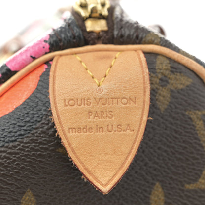 Monogram Roses Speedy 30