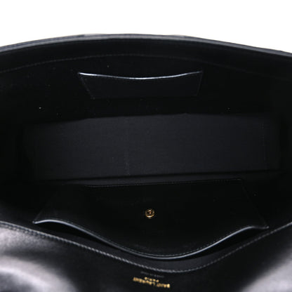Lambskin Chevron Quilted Medium Loulou Black