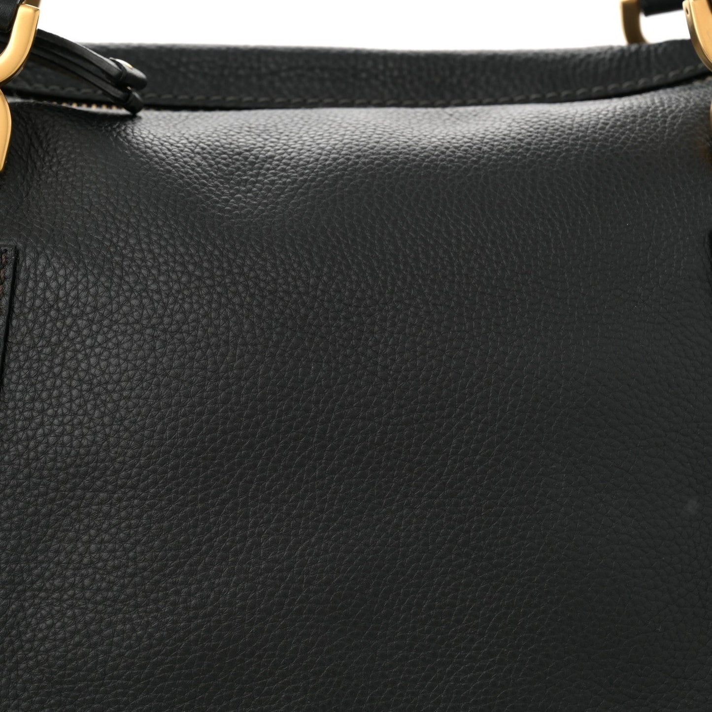 Calfskin Medium Marcie Satchel Black