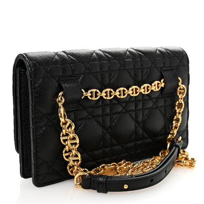 Supple Calfskin Caro Belt Bag Black