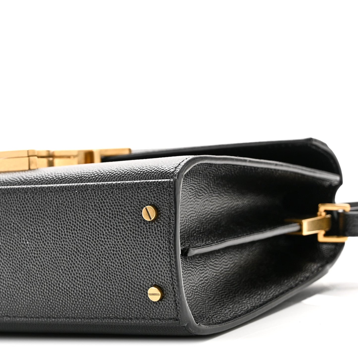 Grain De Poudre Mini Classic Monogram Cassandra Top Handle Black