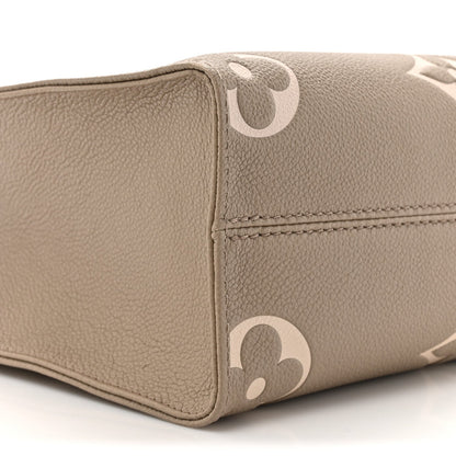 Empreinte Monogram Giant Onthego PM Tourterelle Creme