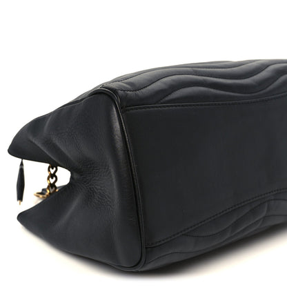 Calfskin New Wave Chain Tote Black