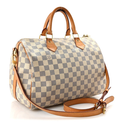 Damier Azur Speedy Bandouliere 30