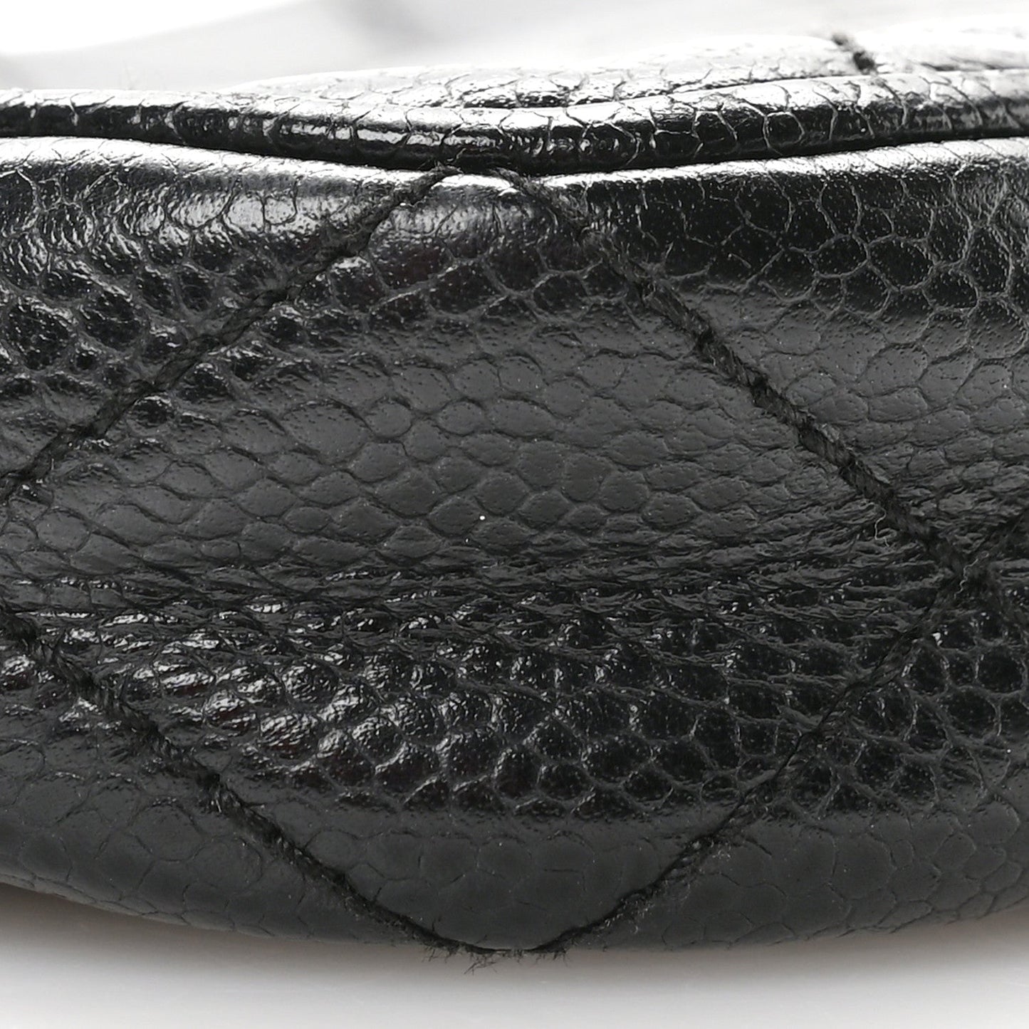 Caviar Quilted Timeless CC Shoulder Bag Black