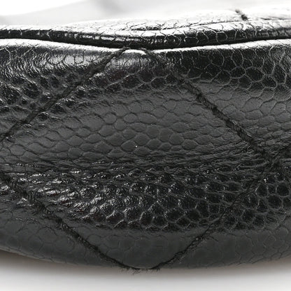 Caviar Quilted Timeless CC Shoulder Bag Black