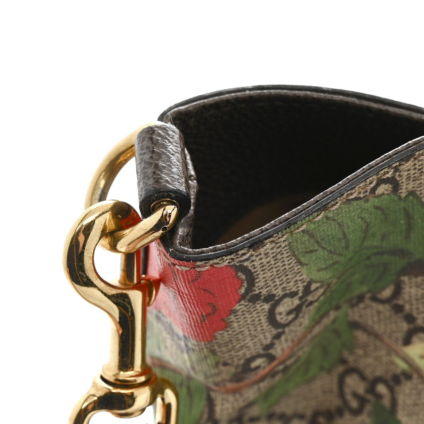Soft GG Supreme Monogram Tian Medium Crossbody Tote Beige Multicolor New Acero