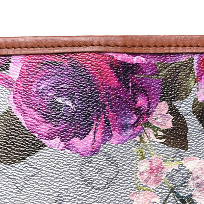 Metallic Monogram LV Garden Neverfull MM Silver