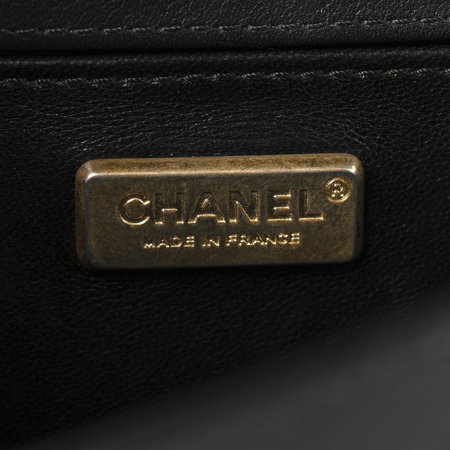 Snakeskin Calfskin Small Boy Flap Gold