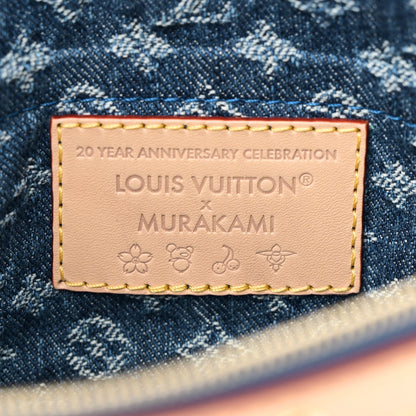 LV X TM Monogram Denim Cerises Pochette Accessories Blue