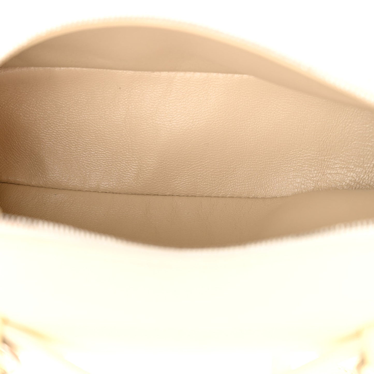 Grained Calfskin L19 Extra Pocket Pouch Whisper White