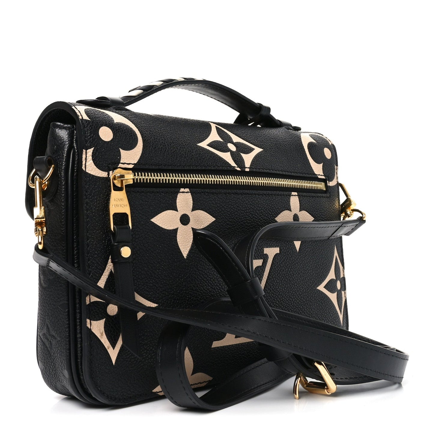 Empreinte Monogram Giant Crafty Pochette Metis Black Creme