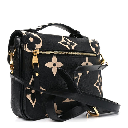 Empreinte Monogram Giant Crafty Pochette Metis Black Creme