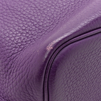 Taurillon Clemence Verso So Kelly 22 Ultraviolet Bleu Obscur