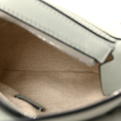Calfskin Mini Puzzle Bag Ash Grey Light Celadon
