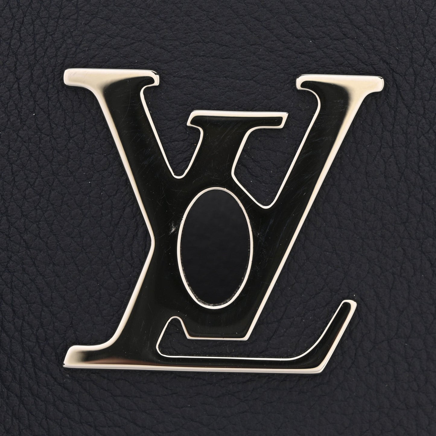 Soft Calfskin Braided Lockme Bucket Marine Rouge