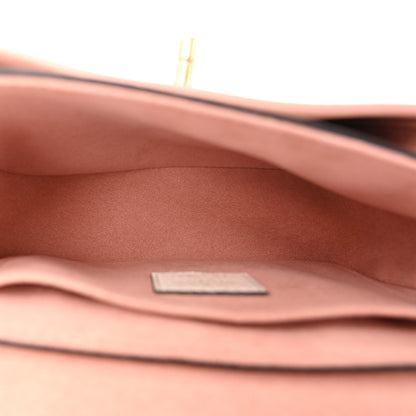 Grained Calfskin Lockme Tender Quartz