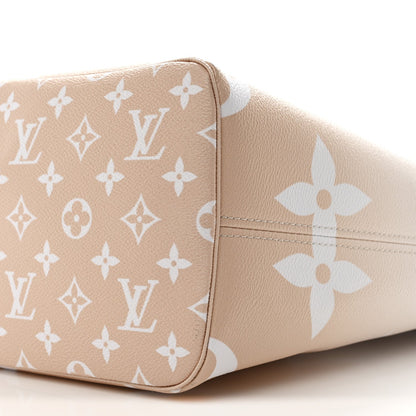Monogram Giant By The Pool Neverfull MM Brume