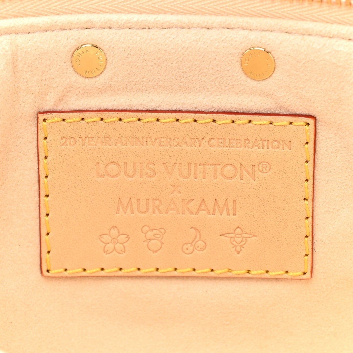 LV X TM Monogram Multicolor Pochette Accessories White