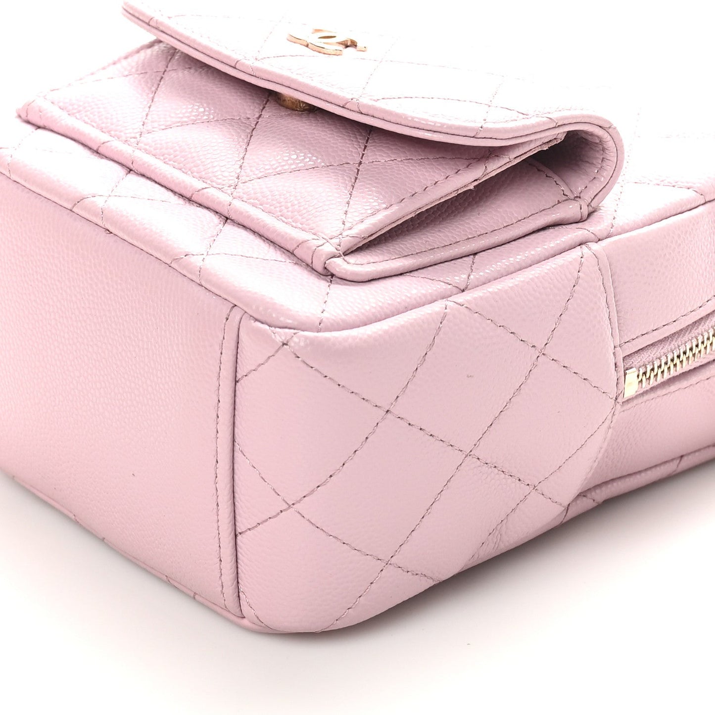 Caviar Quilted CC Mini Classic Backpack Lilac
