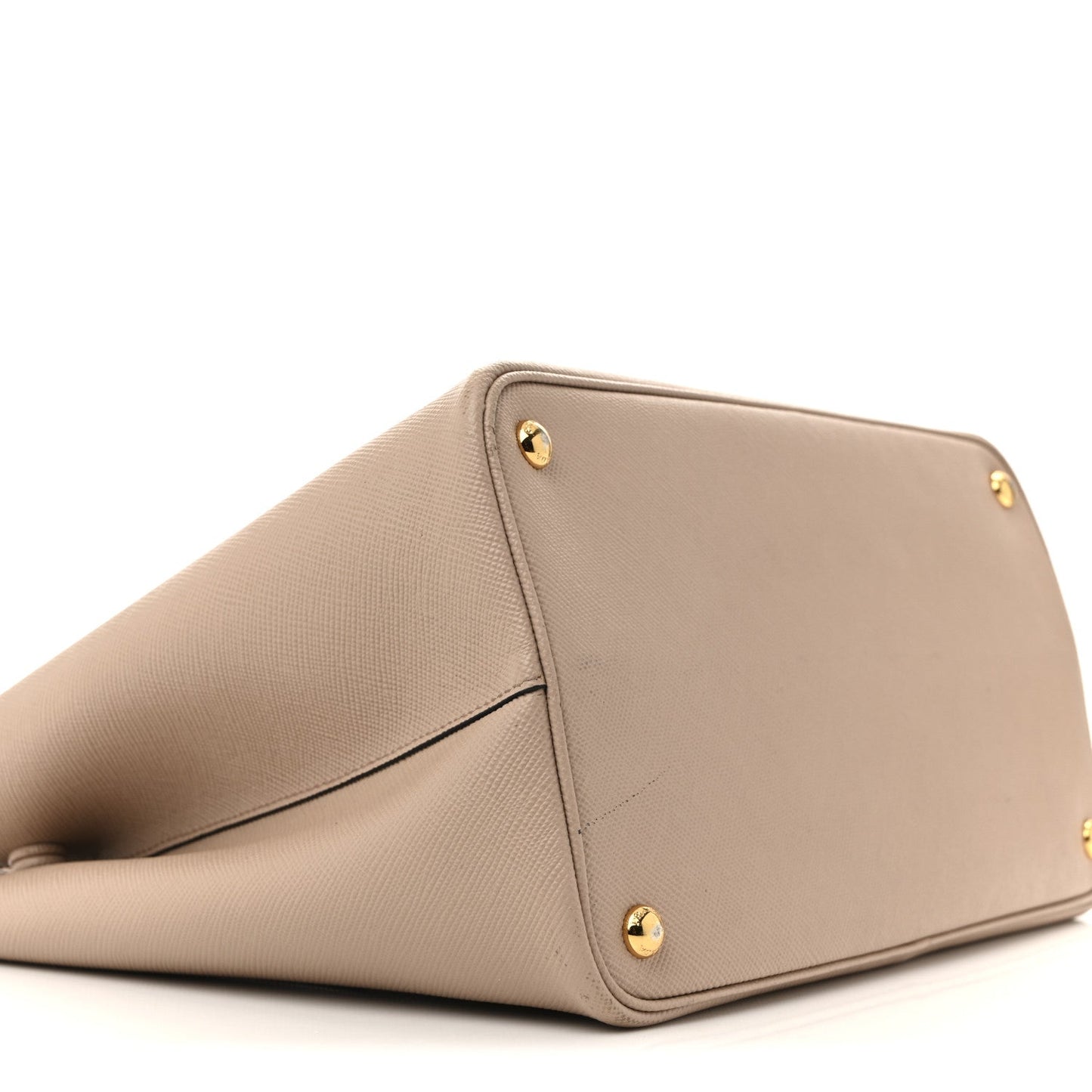 Saffiano Cuir Medium Double Bag Cipria