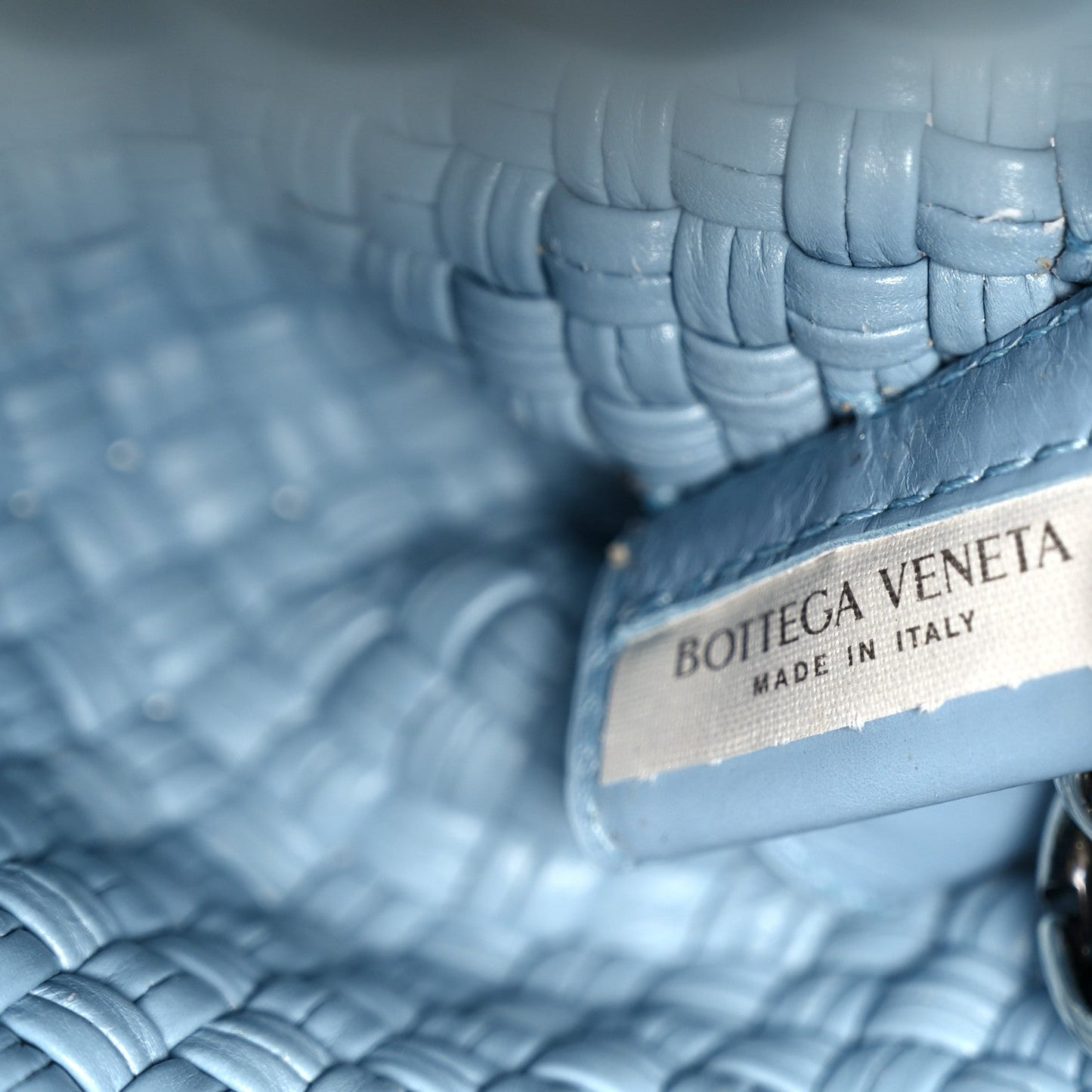 Calfskin Intreccio Small Tosca Ice