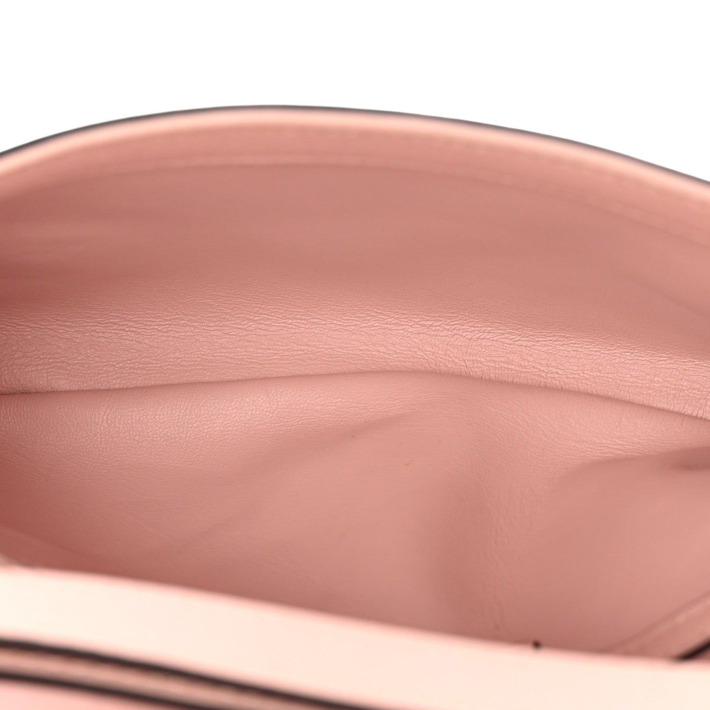 Roxy Calfskin Blondie Chain Shoulder Flap Bag Powder Pink