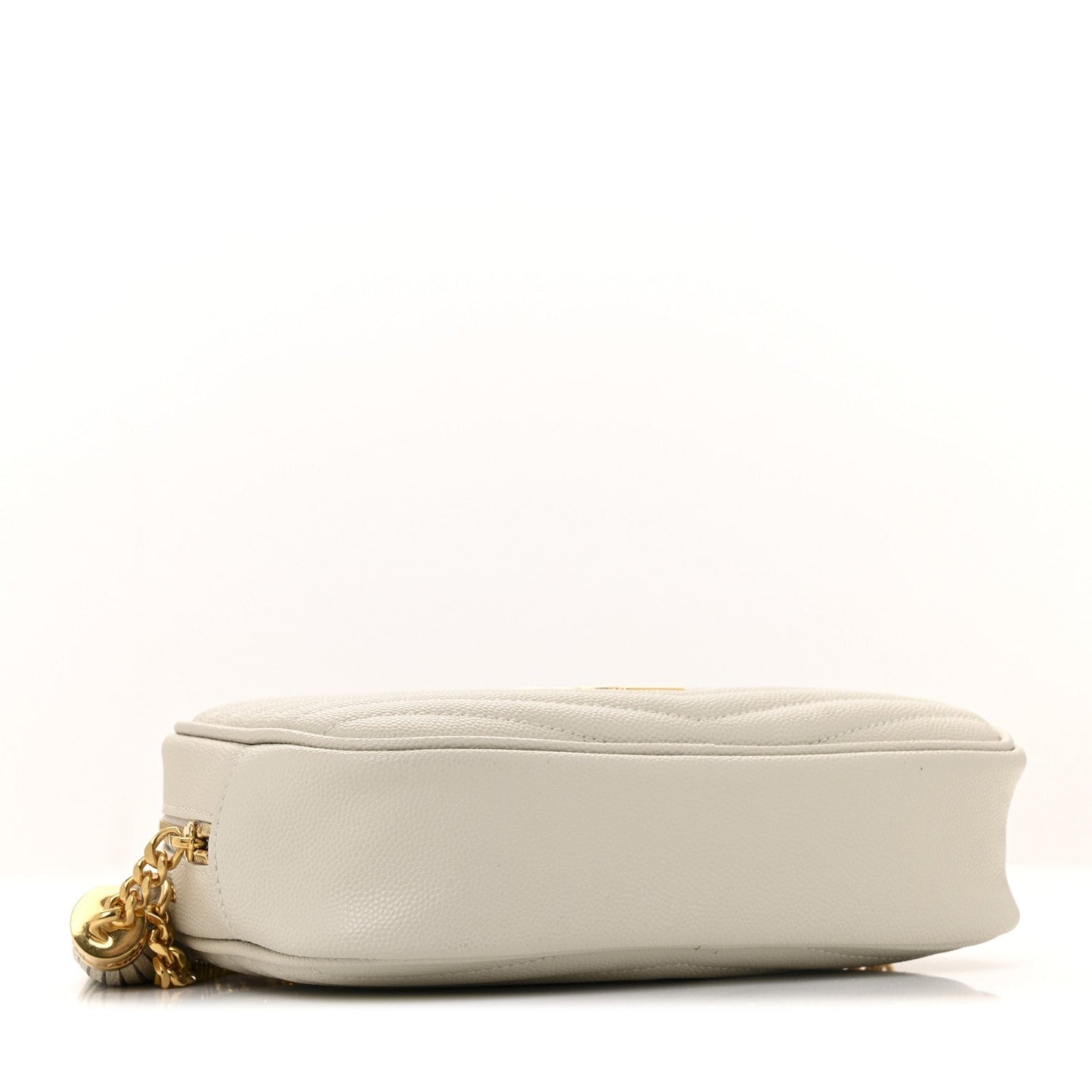 Grain De Poudre Matelasse Monogram Mini Lou Camera Bag Crema Soft