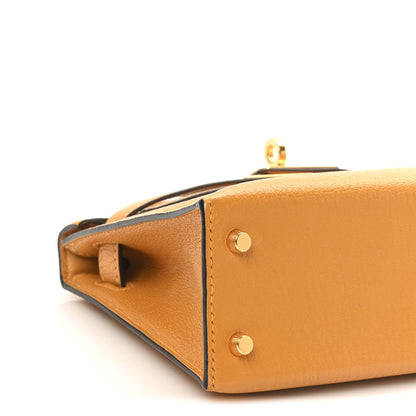 Chevre Mysore Mini Kelly Sellier 20 Jaune D'or