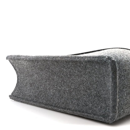 Felt Large Woody Ribbon Tote Cashmere Grey