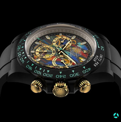 DAYTONA CUSTOM 40MM AET PICASSO BLACK CASE