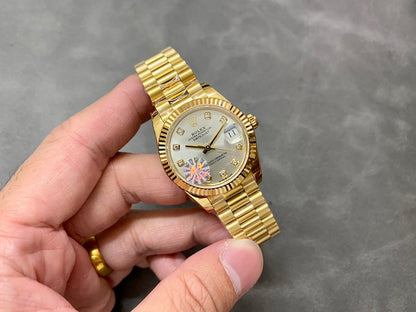 DATEJUST 31MM GOLD GREY DIAL