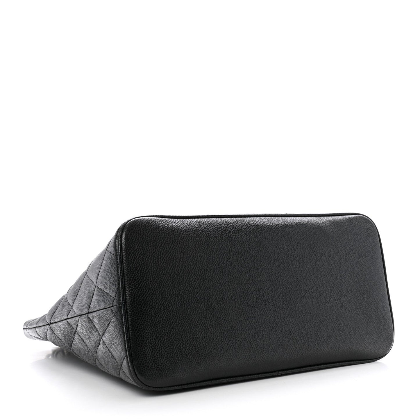 Caviar Quilted Medallion Tote Black