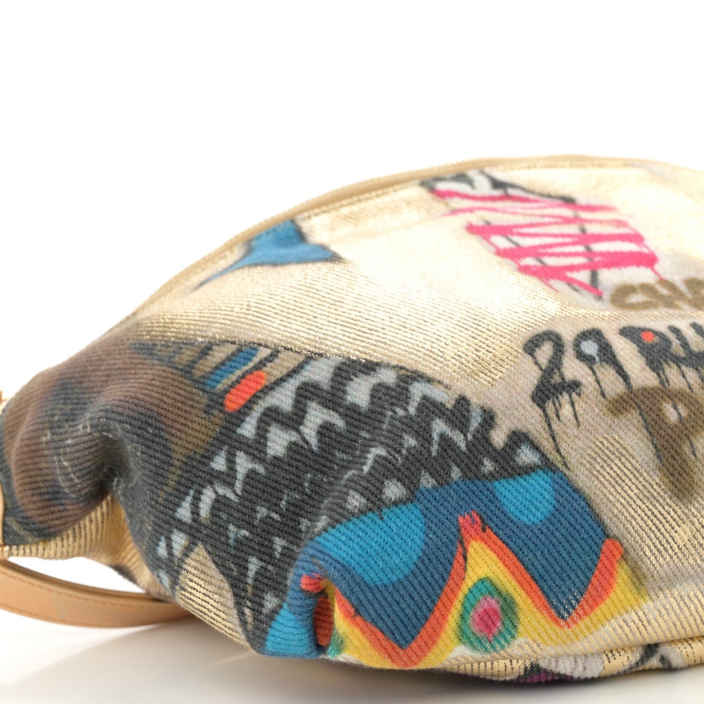 Graffiti Printed Canvas Street Spirit Waist Belt Bag Multicolor