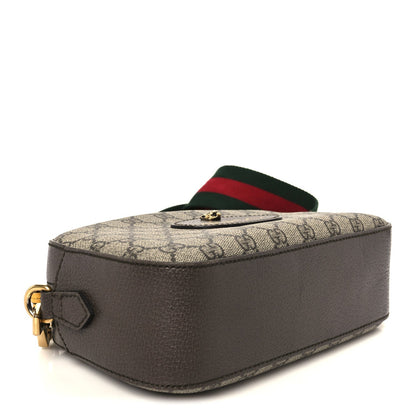 GG Supreme Monogram Web Neo Vintage Shoulder Bag Beige New Acero Crop