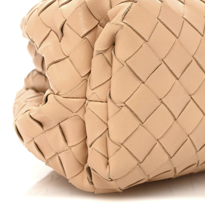 Nappa Maxi Intrecciato The Pouch Oversized Clutch Almond