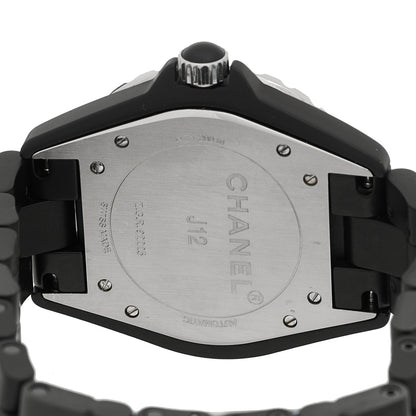 Stainless Steel Matte Ceramic 41mm J12 Automatic Watch Black