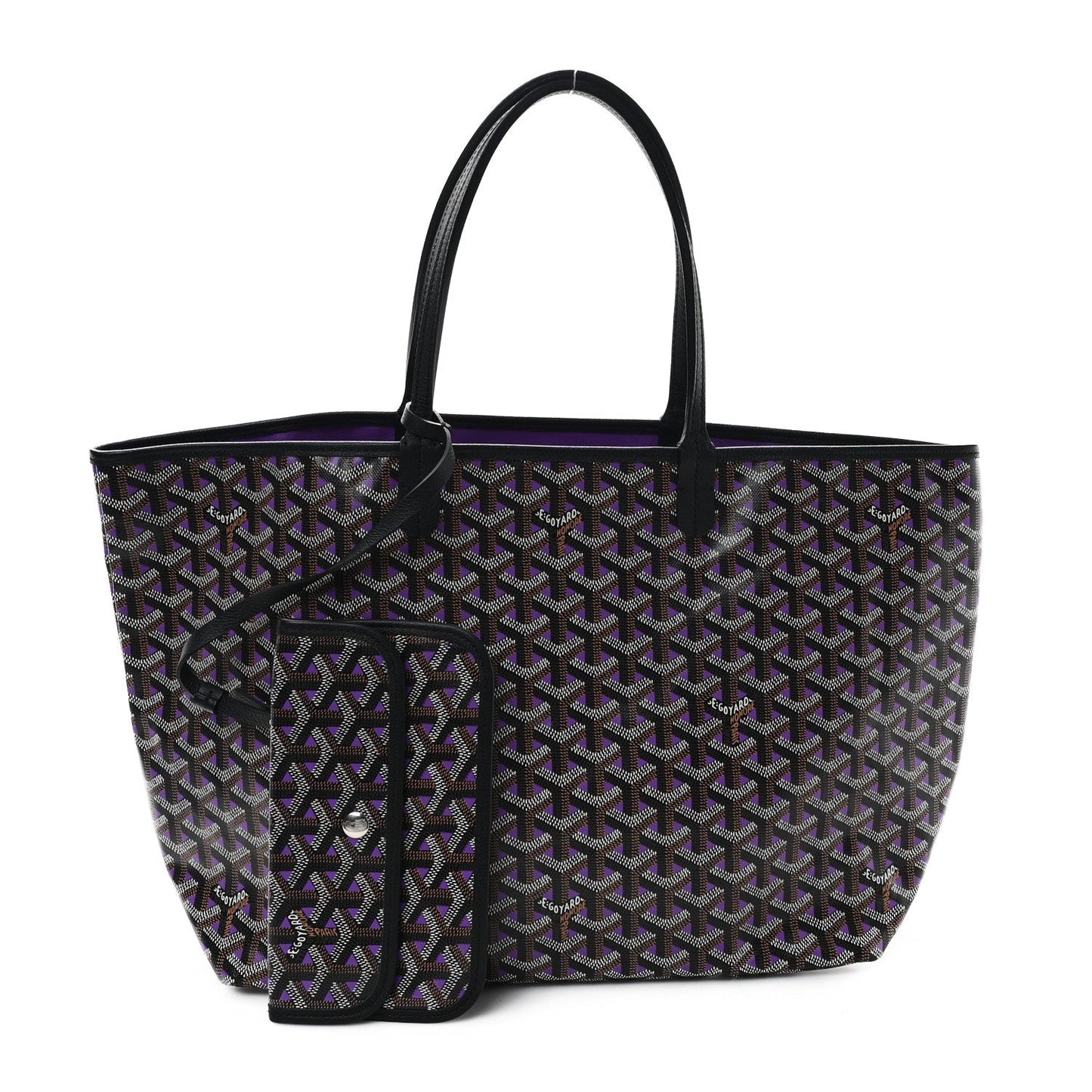 Goyardine Saint Louis Claire Voie PM Black Violet