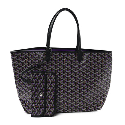 Goyardine Saint Louis Claire Voie PM Black Violet