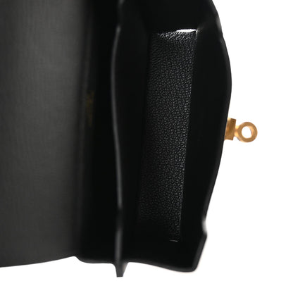 Epsom Kelly Multi Pocket Pochette To Go Black